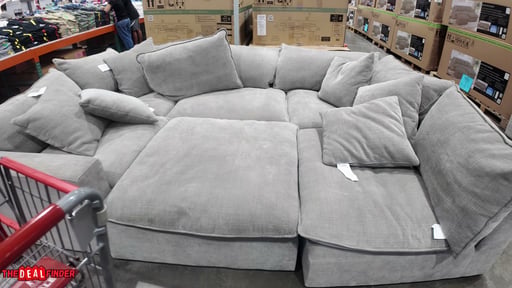Aiden & Ivy Marlow 6-Piece Modular Fabric Sectional