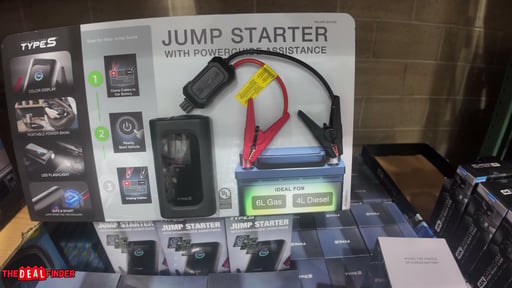 Type S 8,600mAh Power Bank Jump Starter