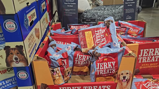 Jerky Treats Beef Flavor Dog Snacks 60 oz (3.75 lbs)