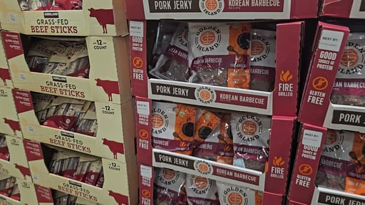 Golden Island Korean BBQ Pork Jerky 14.5 Ounce Bag