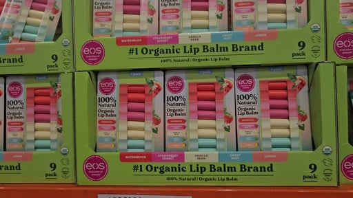 EOS Organic Lip Balm 9 Pack