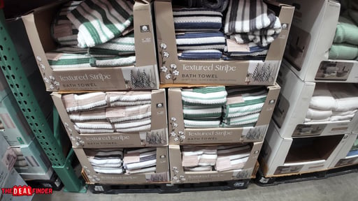 Welspun Textured Stripe Towel
