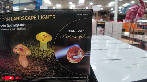Infinity X1 Solar Glass Mushroom Lights 3-Pack