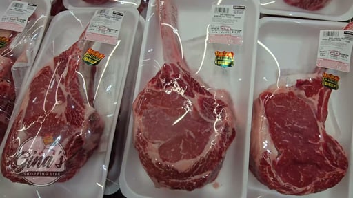 Beef Ribeye Steak Bone-In USDA Prime Per Lb