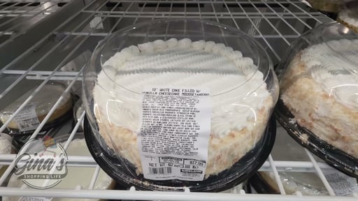 10" White Cake Filled with Vanilla Cheesecake Mousse