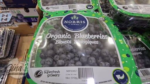 Organic Blueberries 18 oz