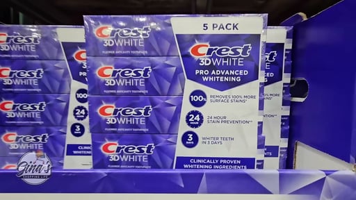 Crest 3D White Advanced Whitening Toothpaste, 5/5.2 oz