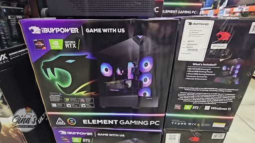 iBUYPOWER Element Gaming Desktop NVIDIA GeForce RTX 5070