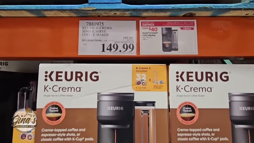 Keurig K-Crema Single Serve Coffee Maker