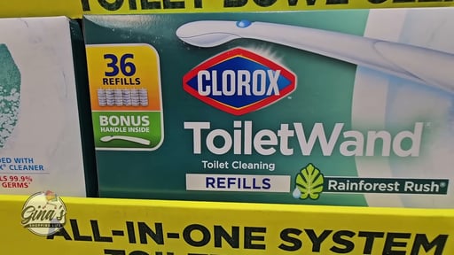 Clorox ToiletWand Disposable Toilet Cleaning System, 36 Count with 1 Wand