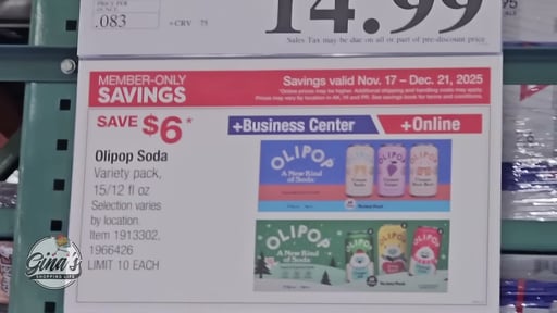Olipop Soda Holiday Variety Pack, 15/12 fl oz