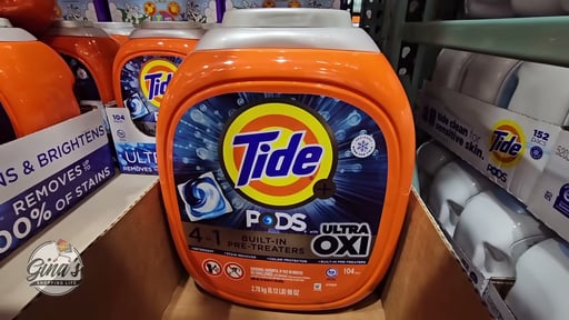 Tide PODS Ultra OXI 4-in-1 Laundry Detergent, 104 Count