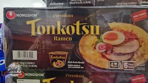Nongshim Tonkotsu Ramen Bowl 6/3.56 oz