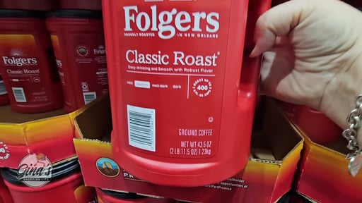 Folgers Classic Roast Medium Ground Coffee, 43.5 oz