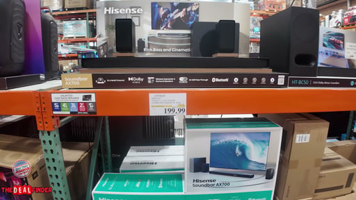 Hisense AX700 5.1.4 CH Dolby Atmos Soundbar with Sub
