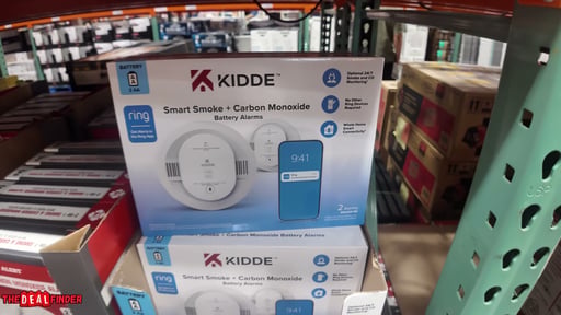 Kidde Smart Smoke and Carbon Monoxide Detector, Ring App Enabled, Hardwired, 2-Pack
