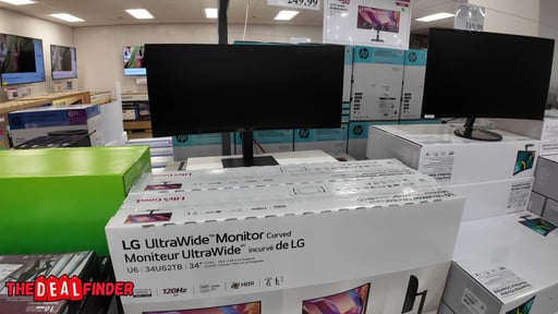 LG 34" Ultrawide UWQHD 120Hz Monitor 34U62TB-B
