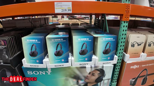 Sony WH-1000XM5 Wireless Noise-Cancelling Over-the-Ear Headphones with Soft Case