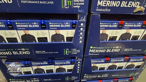 Paradox Men's Merino Blend 1/4 Zip Base Layer