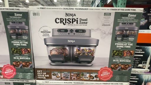 Ninja CRISPi DualZone Glass 2-Basket Air Fryer