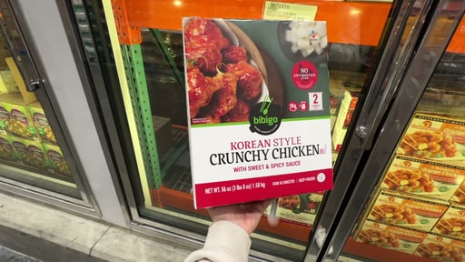 Bibigo Korean Style Crunchy Chicken Sweet & Spicy 56 Ounce