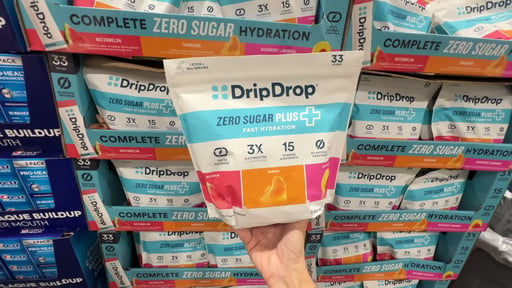 DripDrop Zero Sugar Plus Variety Pack, 33 Sticks