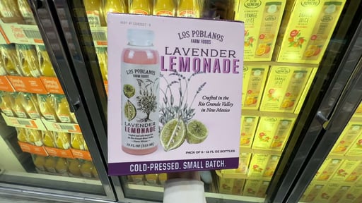 Los Poblanos Farm Lavender Lemonade, 6 x 12 oz