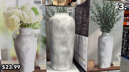 Elements Rustic Ceramic Vase, 3 Assorted Styles