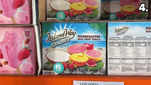 Island Way Sorbet Assortment, 12 Count