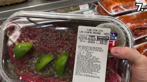 Flank Steak with Lime Cilantro Marinade Per Lb