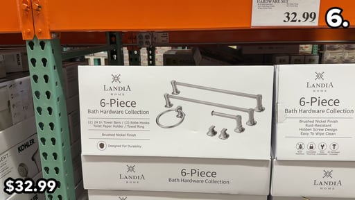 Landia 6-Piece Bath Hardware Set