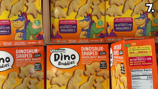 Yummy Dino Buddies Chicken Nuggets