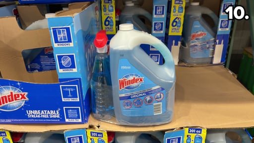 Windex Original Glass Cleaner, 32 fl oz + 169 fl oz Refill