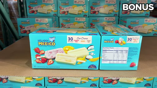 Helados Mexico Ice Cream Bars Con Crema 30ct