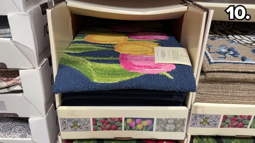 Hand-Hooked Accent Rug, 22" x 38"