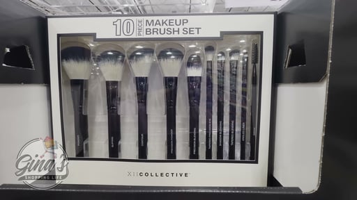 XII Collective 10-Piece Makeup Brush Set
