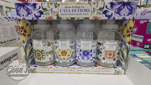 H+B Casa di Fiori Hand Soap, 4-Pack, 16 fl oz Each