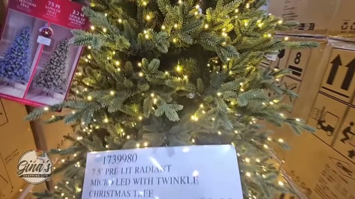 7.5' Pre-Lit Radiant Micro LED with Twinkle Christmas Tree