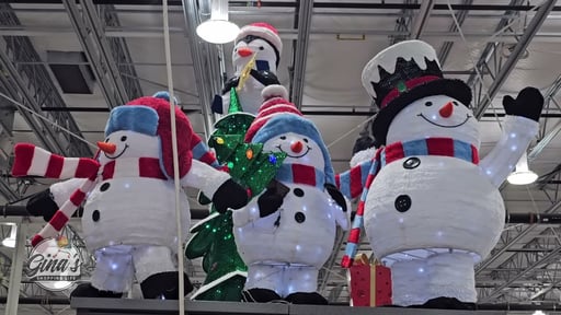 Snowman Family with LED Lights Set of 3 (#1784903) - $129.99 (down