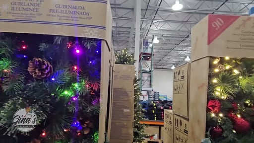 9' Greenery Garland with Pre-Lit Micro LED Dual Color Light