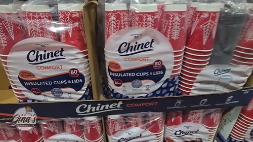 Chinet Comfort Cup w/ Lid Holiday 16 oz/80 ct