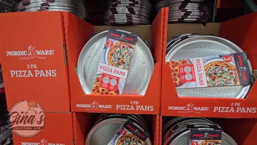 Nordic Ware 2-Piece 16" Pizza Pan Set