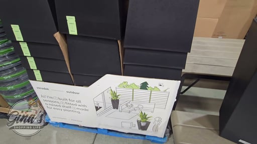 Veradek Midland 24" Tall Planter with Shelf