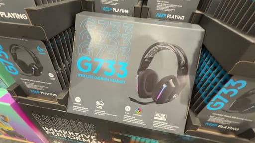 Logitech G733 Wireless Over-Ear Gaming Headset - Black