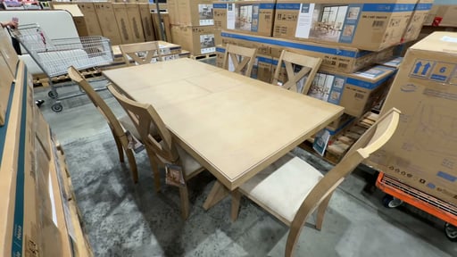 Bayside Furnishings Augusta 7-Piece Dining Set