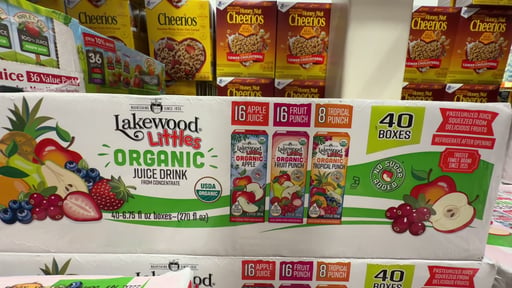 Lakewood Organics Littles Organic Juice Drink Variety Pack, 40 Boxes / 6.75 oz