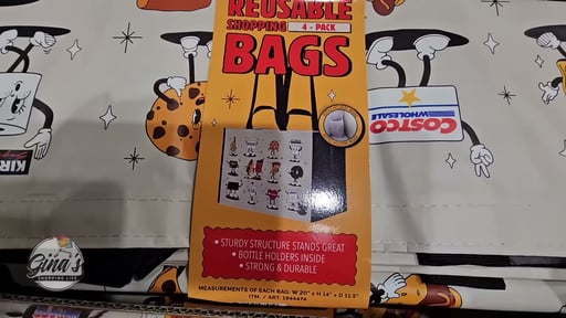 Keepcool Reusable Character Shopping Bag 4-Pack