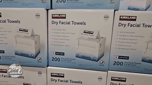 Kirkland Signature Daily Dry Facial Towel 4-Pack 50 CT