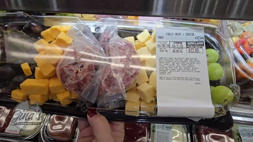 Kirkland Signature Fruit Meat + Cheese Tray
