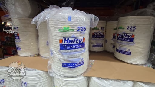 Hefty Diamond 8-3/4" Lunch Plate 225 CT